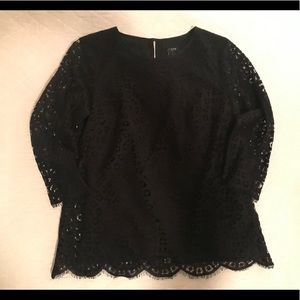 Jcrew lace blouse